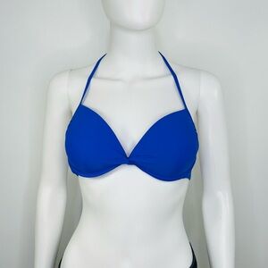 Women’s blue bathing suit top